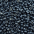 Miyuki Round Seed Bead 6/0 Metallic Gunmetal 20g Tube (451)