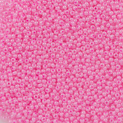 50g Czech Seed Bead 10/0 Ceylon Pink (37175)