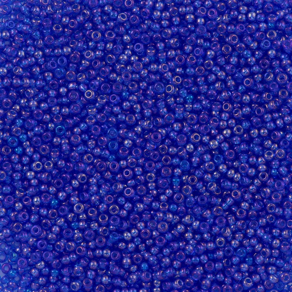 Czech Seed Bead 11/0 Trransparent Sapphire AB (31050)