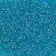 Czech Seed Bead 11/0 Aqua Silver Lined (67010)