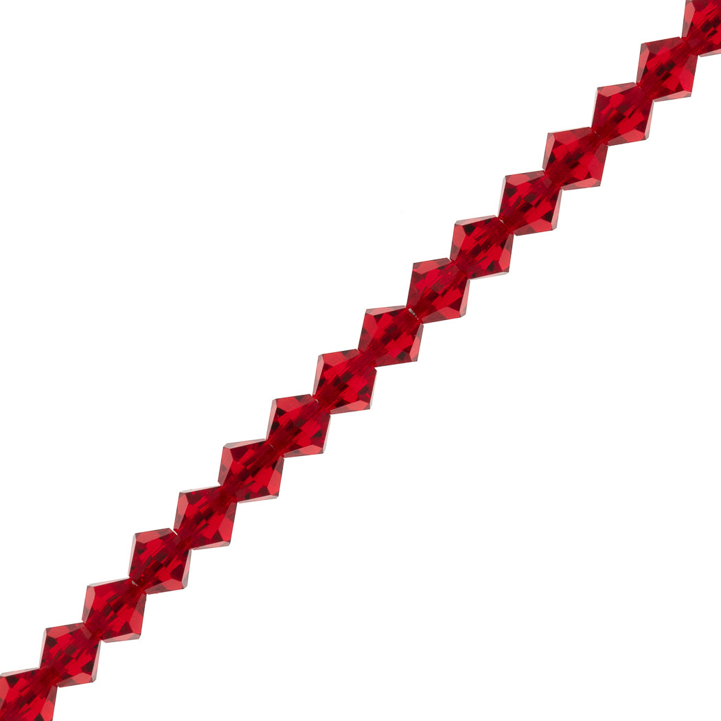 42 Preciosa Crystal 3mm Bicone Bead Light Siam (90070)