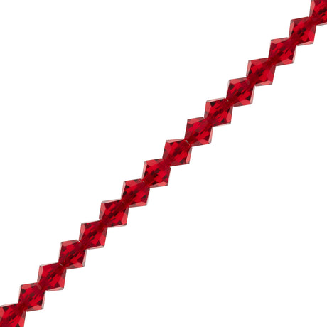 42 Preciosa Crystal 3mm Bicone Bead Light Siam (90070)