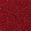 Czech Seed Bead 6/0 Transparent Light Ruby AB 50g (91070)