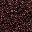 Miyuki Delica Seed Bead 10/0 Metallic Dark Raspberry 7g Tube DBM12