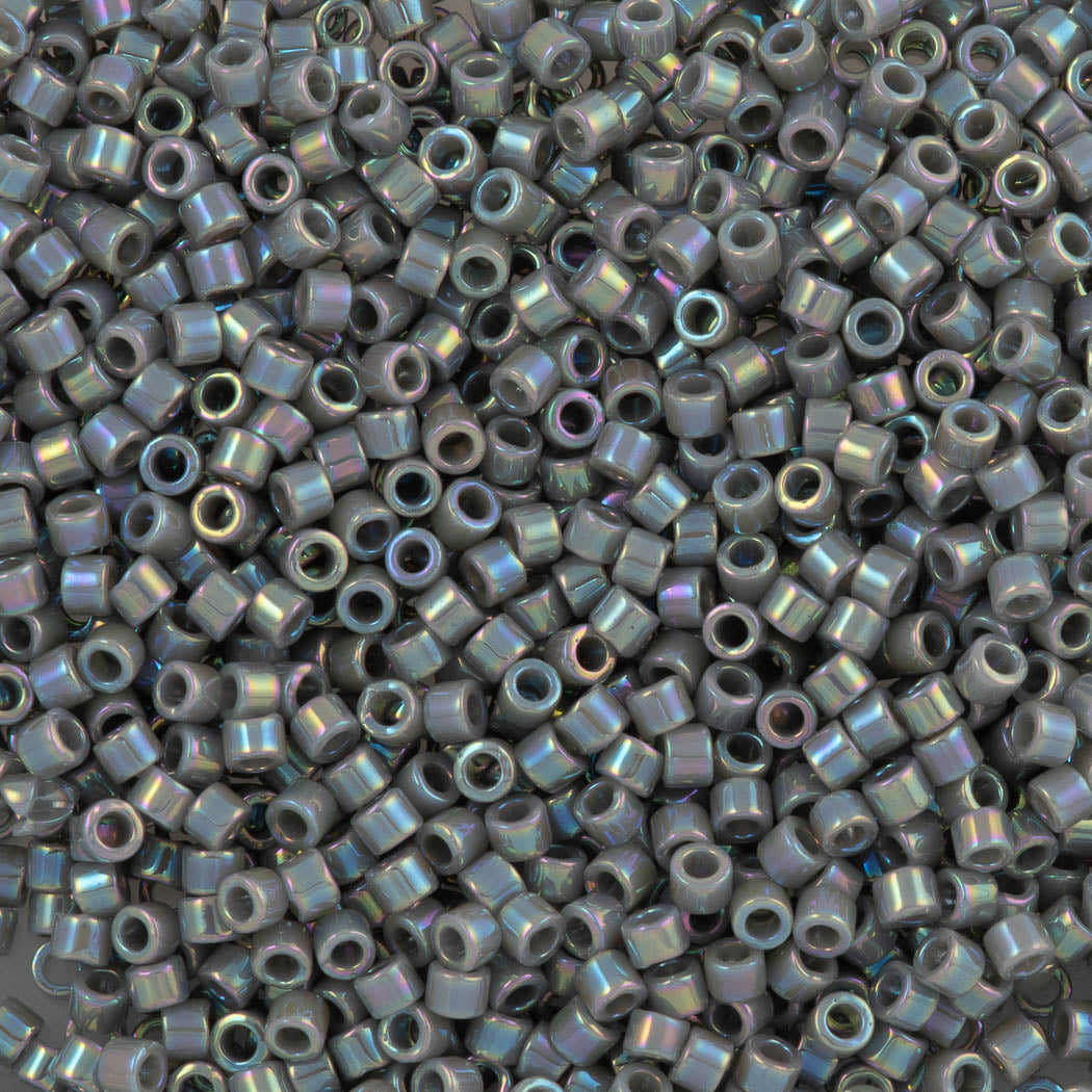 Miyuki Delica Seed Beads 11/0 'Matte Black Opaque' DB310 7.2 Grams