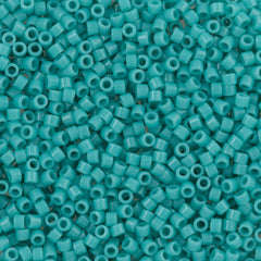 Miyuki Delica Seed Bead 11/0 Opaque Turquoise 2-inch Tube DB729