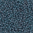 50g Toho Round Seed Bead 11/0 Opaque Turquoise Amethyst Marbled (1206)