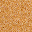 50g Toho Round Seed Bead 11/0 Transparent Matte Amber AB (162F)