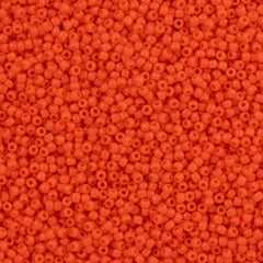 50g Toho Round Seed Bead 11/0 Opaque Orange (50)