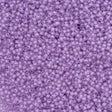50g Toho Round Seed Bead 11/0 Inside Color Matte Crystal Lilac Lined (943F)