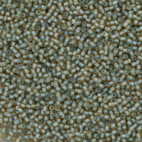 50g Toho Round Seed Bead 11/0 Inside Color Lined Sea Foam Topaz (952)