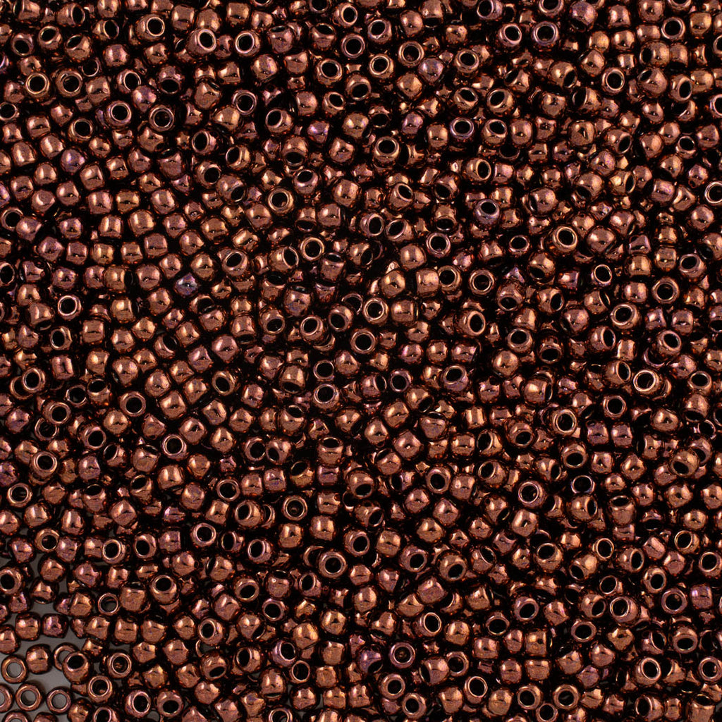 50g Toho Round Seed Bead 6/0 Copper (222)