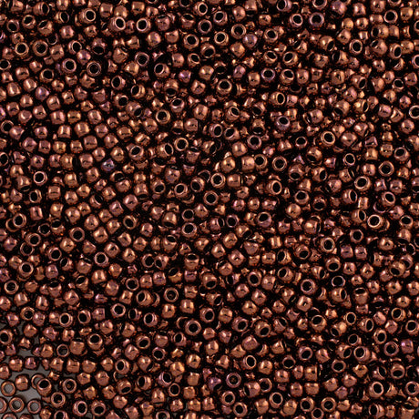 50g Toho Round Seed Bead 8/0 Copper (222)
