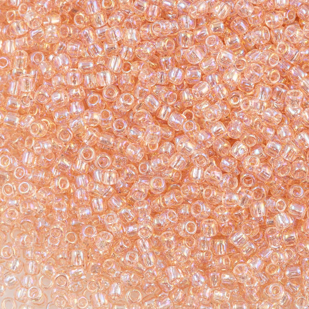 50g Toho Round Seed Bead 11/0 Transparent Champagne AB (169)