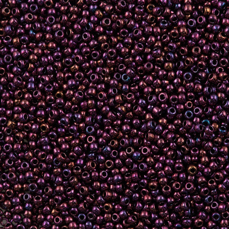 Toho Round Seed Bead 11/0 Higher Metallic Dark Amethyst (503)