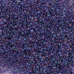 50g Toho Round Seed Bead 8/0 Inside Color Lined Midnight Blue (181)