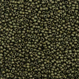 50g Toho Round Seed Beads 11/0 Opaque Matte Olive (617)