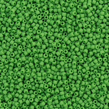 50g Toho Round Seed Bead 8/0 Opaque Mint (47)