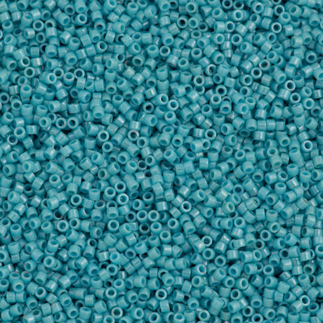 Miyuki Delica Seed Bead 11/0 Opaque Light Aqua 2-inch Tube DB217