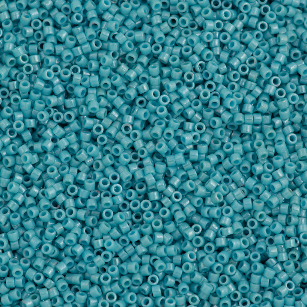 Miyuki Delica Seed Bead 11/0 Opaque Light Aqua 2-inch Tube DB217