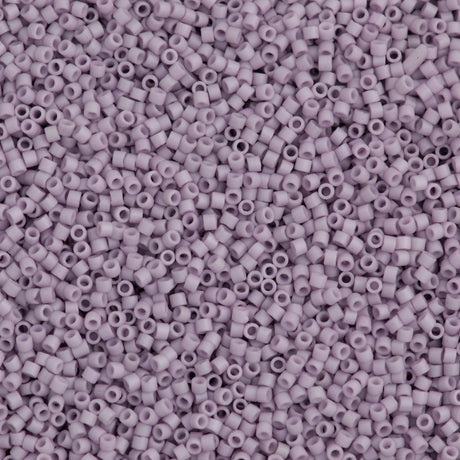 25g Miyuki Delica Seed Bead 11/0 Matte Lavender DB356