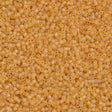 25g Miyuki Delica Seed Bead 11/0 Matte Transparent Light Topaz AB DB852