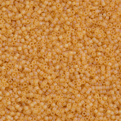 Miyuki Delica Seed Bead 11/0 Matte Transparent Topaz AB 7g Tube DB852