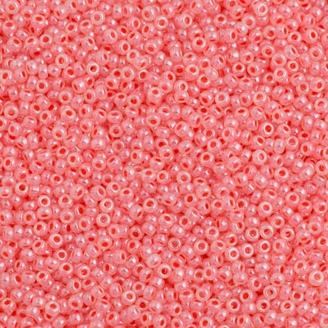 Miyuki Round Seed Bead 11/0 Salmon Ceylon 22g Tube (535L)