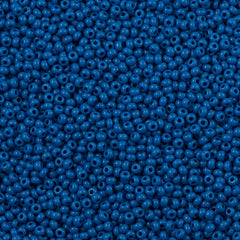 50g Czech Seed Bead 10/0 Opaque Admiral Blue (33210)