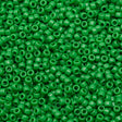 Toho Round Seed Bead 8/0 Opaque Dark Mint 5.5-inch tube (47D)