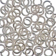 100pc 20ga. Jump Ring 4mm Sterling Silver I.D. 2.5mm