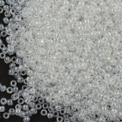 50g Toho Round Seed Bead 11/0 Transparent Crystal Luster (101)