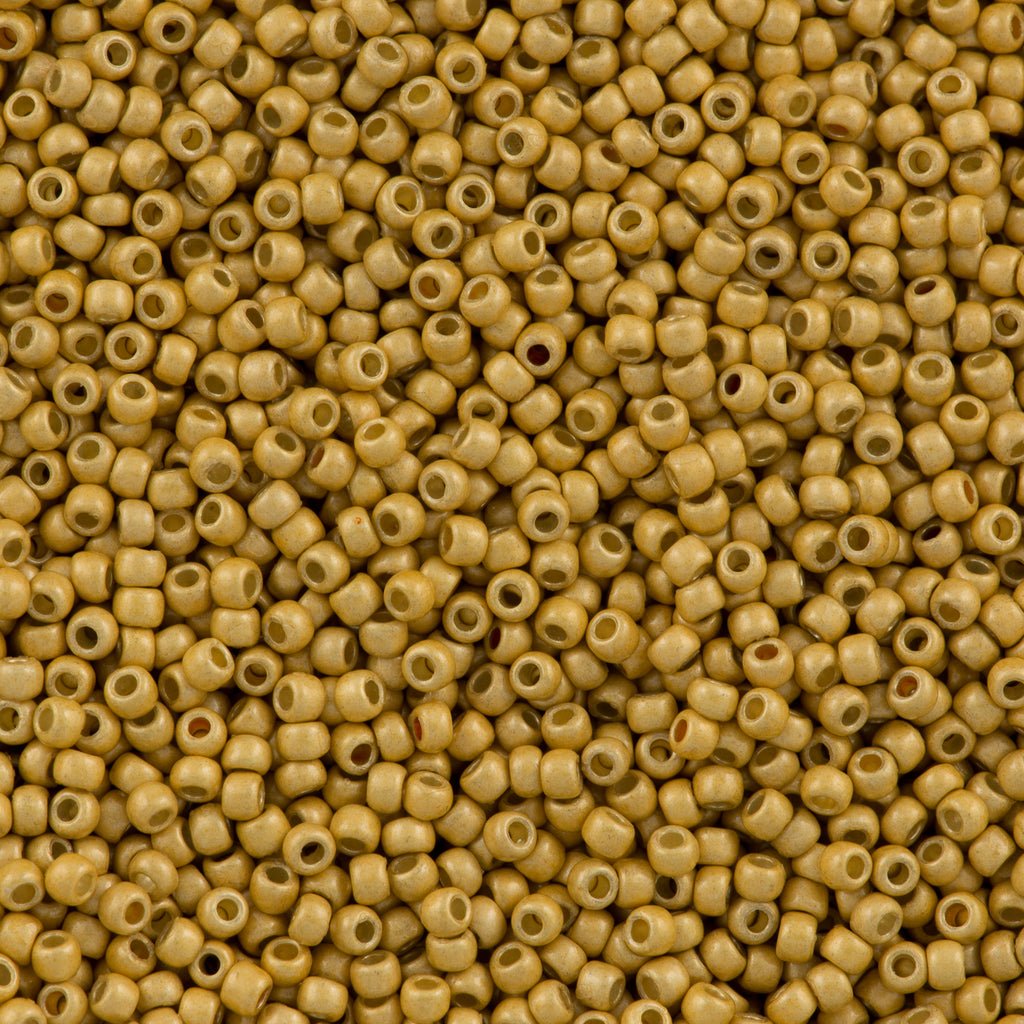 50g Toho Round Seed Bead 11/0 Permanent Finish Matte Galvanized Starlight (557PFF)