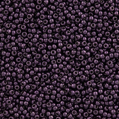 50g Toho Round Seed Beads 11/0 Higher Metallic Violet (607)