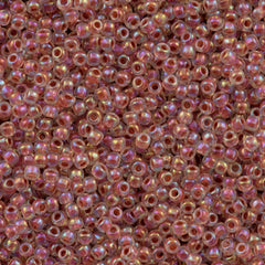 50g Toho Round Seed Bead 6/0 Inside Color Lined Sandstone AB (784)