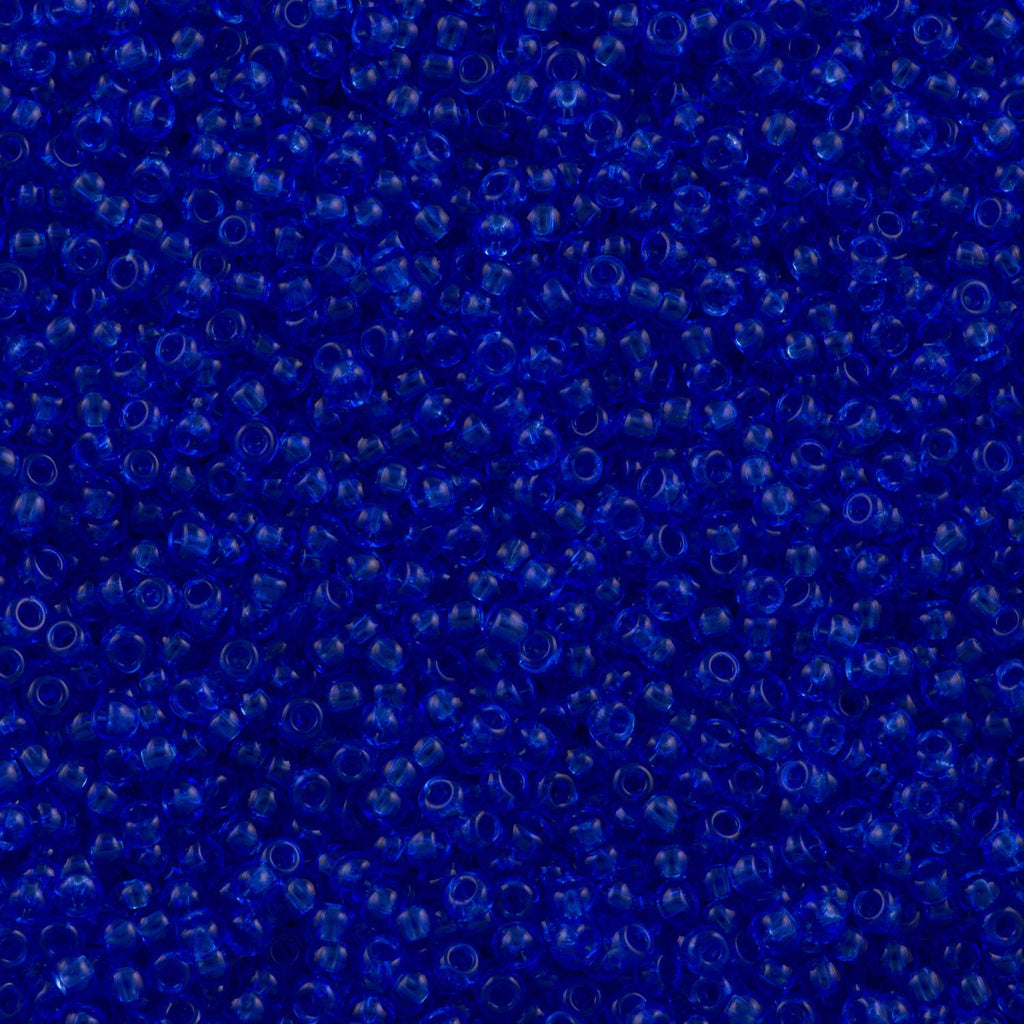 50g Toho Round Seed Beads 6/0 Transparent Sapphire (942)