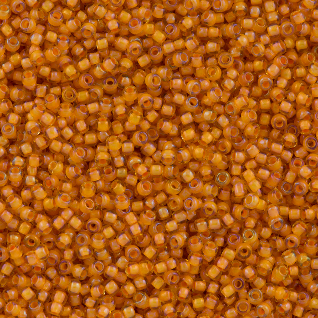 50g Toho Round Seed Bead 11/0 Inside Color Lined Cantaloupe (950)