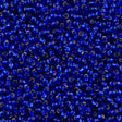 Toho Round Seed Bead 8/0 Silver Lined Cobalt 2.5-inch tube (28)