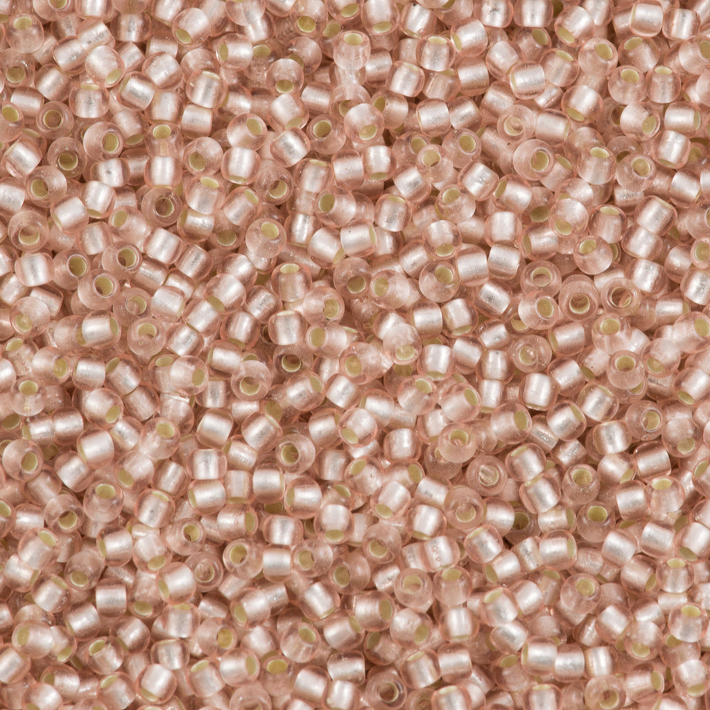 Toho Round Seed Bead 8/0 Silver Lined Transparent Matte Champagne (31F)