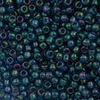 Toho Round Seed Bead 8/0 Gold Luster Mediterranean Sea 2.5-inch tube (321)