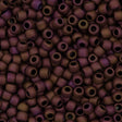 50g Toho Round Seed Bead 6/0 Matte Cabernet (703)