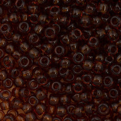 50g Toho Round Seed Bead 6/0 Transparent Smoky Topaz (941)