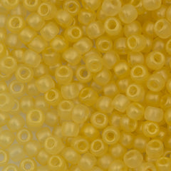 Toho Hybrid Round Seed Bead 6/0 Light Lame Sueded Gold 5.5-inch tube (Y631)