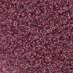 Toho Round Seed Bead 11/0 Inside Color Lined Blush 2.5-inch Tube (1015)