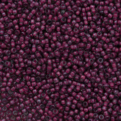 Toho Round Seed Bead 11/0 Inside Color Lined Berry Wine 2.5-inch Tube (1075)