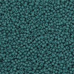 Toho Round Seed Bead 11/0 Semi-Glazed Turquoise 2.5-inch Tube (2604F)