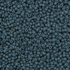 Toho Round Seed Bead 11/0 Semi-Glazed Blue Fog 2.5-inch Tube (2605F)