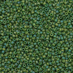 50g Toho Round Seed Bead 11/0 Semi-Glazed Clover AB (2633F)