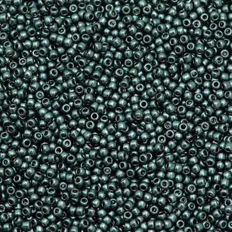 50g Toho Round Seed Bead 11/0 Galvanized Aqua (601)