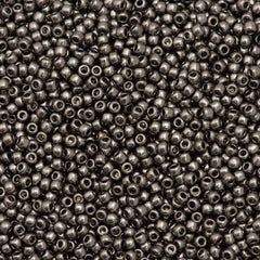 Toho Round Seed Bead 11/0 Galvanized Grey 2.5-inch Tube (602)